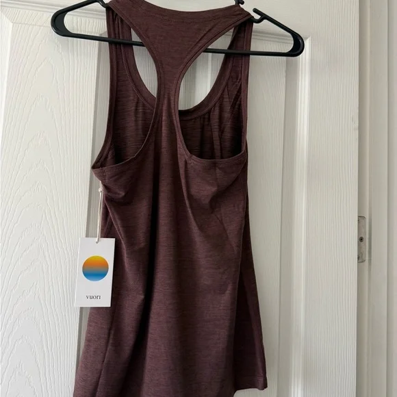 Vuori Women’s Lux Performance Tank - Chestnut Heather - Picture 4 of 4